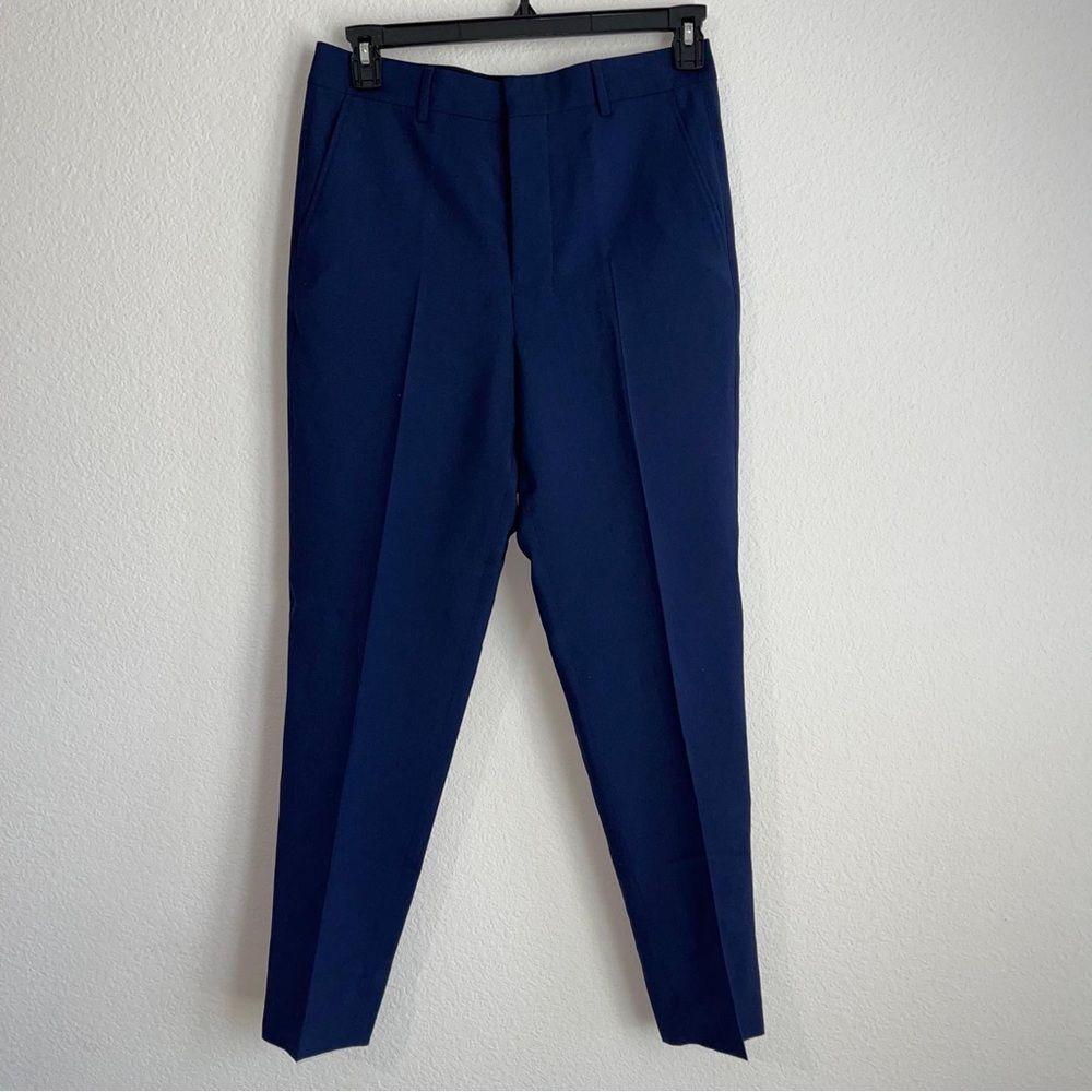 AMI Carott Fit Trousers in Blue, NWT, Size S 32x29 - Picture 3 of 7